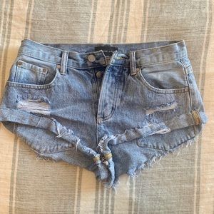Jean Cutoff Shorts